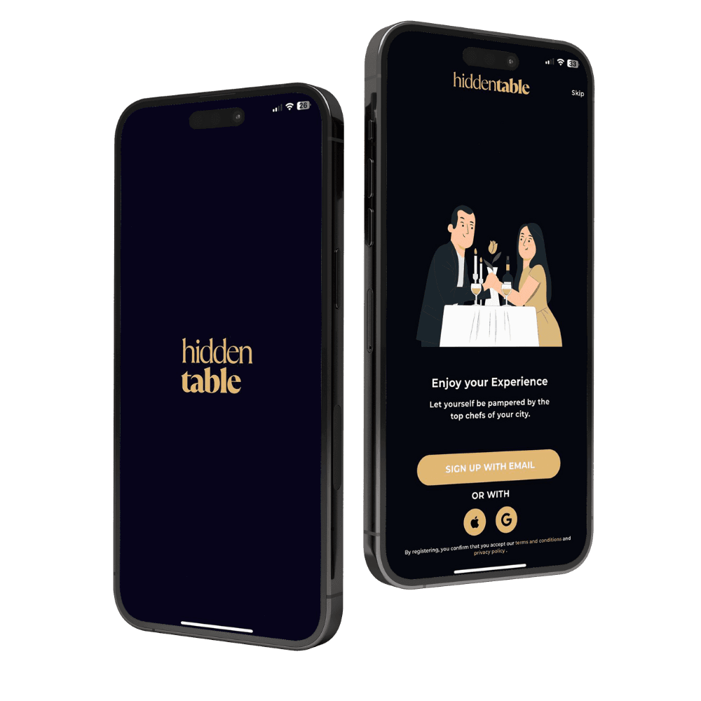HiddenTable App Demo Video